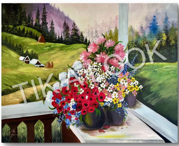 Blooming Silence by the Window